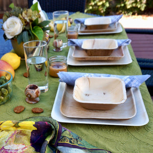 Late Summer Outdoor Table Setting