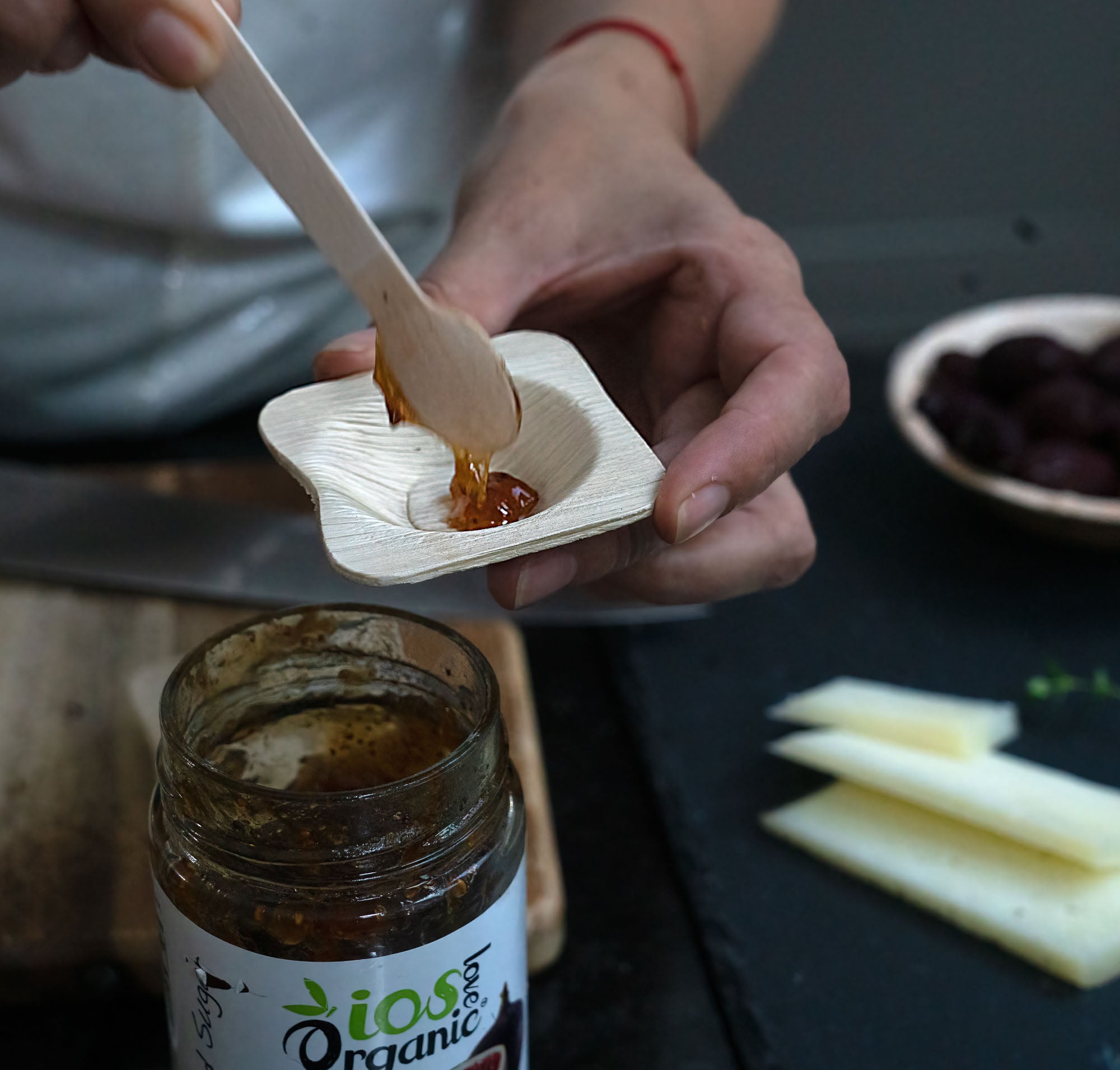 Eco-gecko 400 Disposable 2" Palm Leaf Sauce Bowls