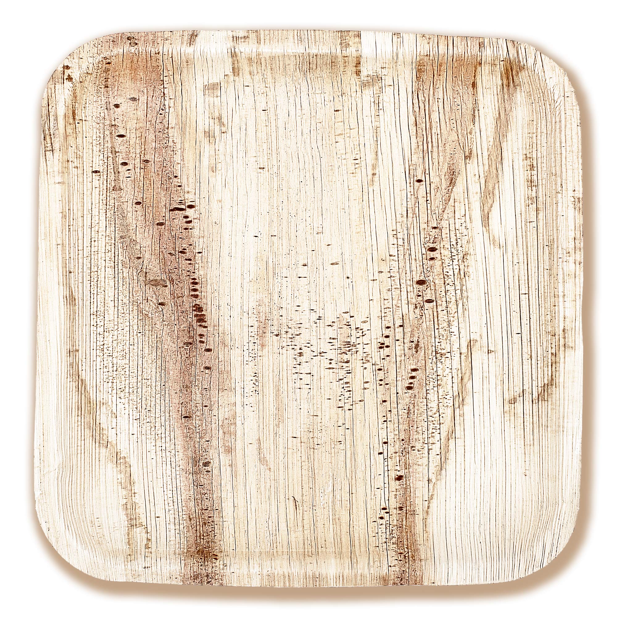 Eco-gecko Bulk 100-Pack 10" Palm Leaf Plates – Disposable & Compostable