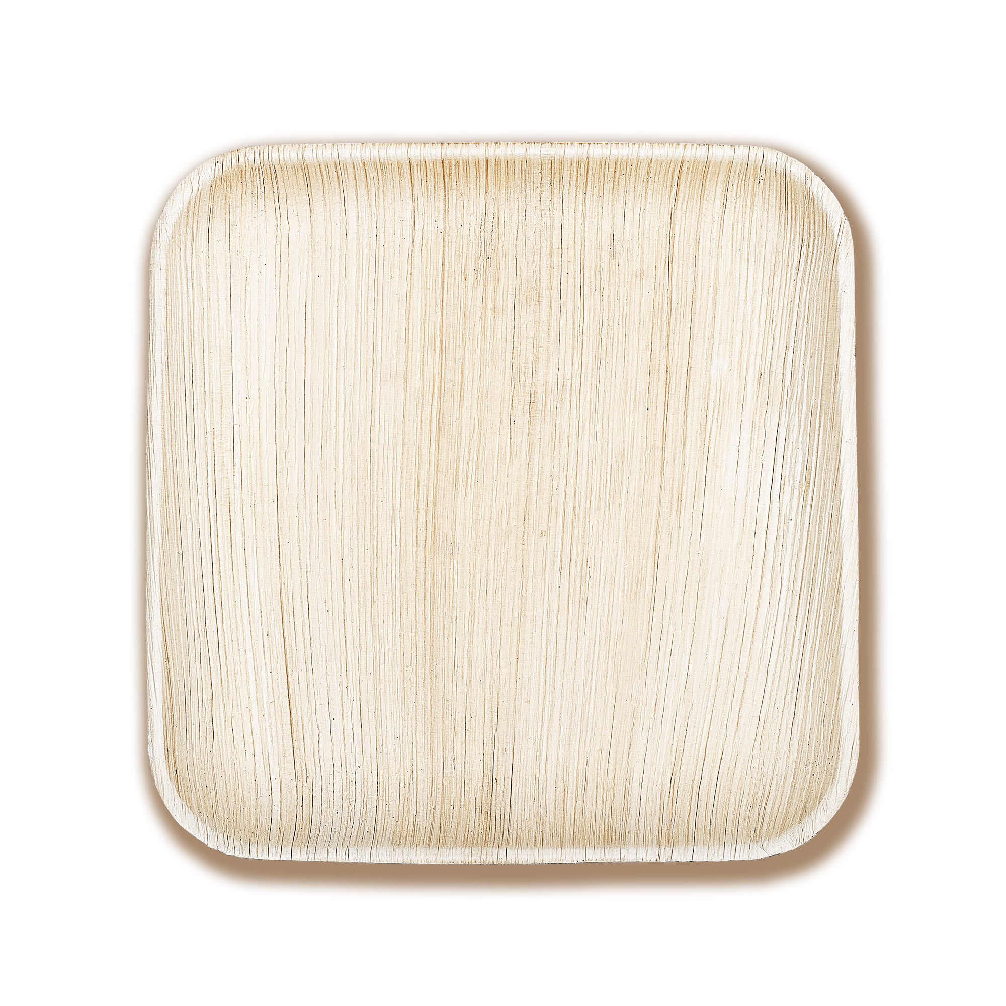 Eco-gecko 100 Disposable 8" Square Palm Leaf Plates