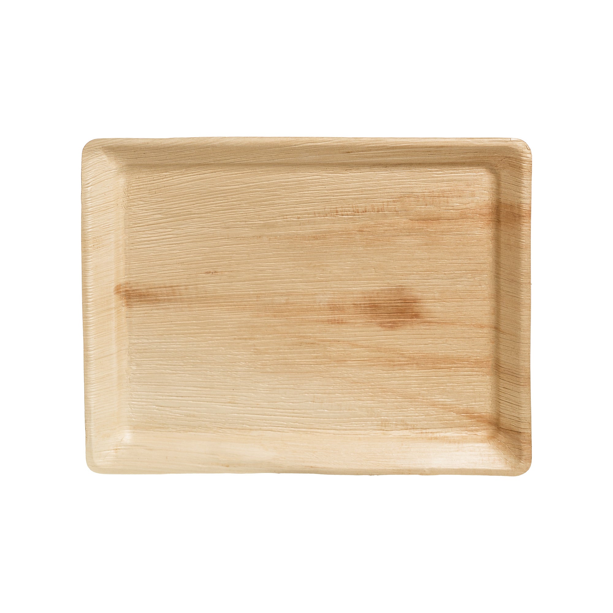 Eco-gecko 100 Disposable 13"x10.5" Rectangle Palm Leaf Trays