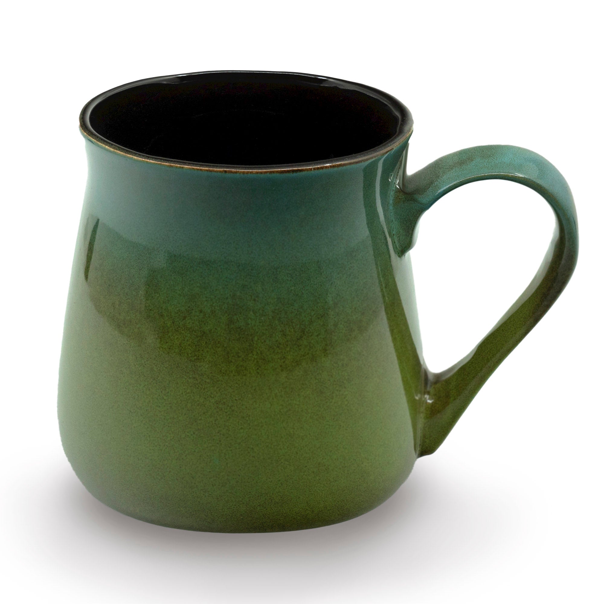 Porcelain 24 Oz White Large Coffee Mug, Big Handle Mug Set for Cereal, Tea,  Soup