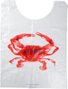 50 Disposable Adult Size Plastic Crab Bibs