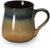 Large Pottery Coffee Mug 24 oz - Jumbo Tea Cup - Oversized Ceramic Soup Mug with Handle - 1 PCS (Blue to Tan)