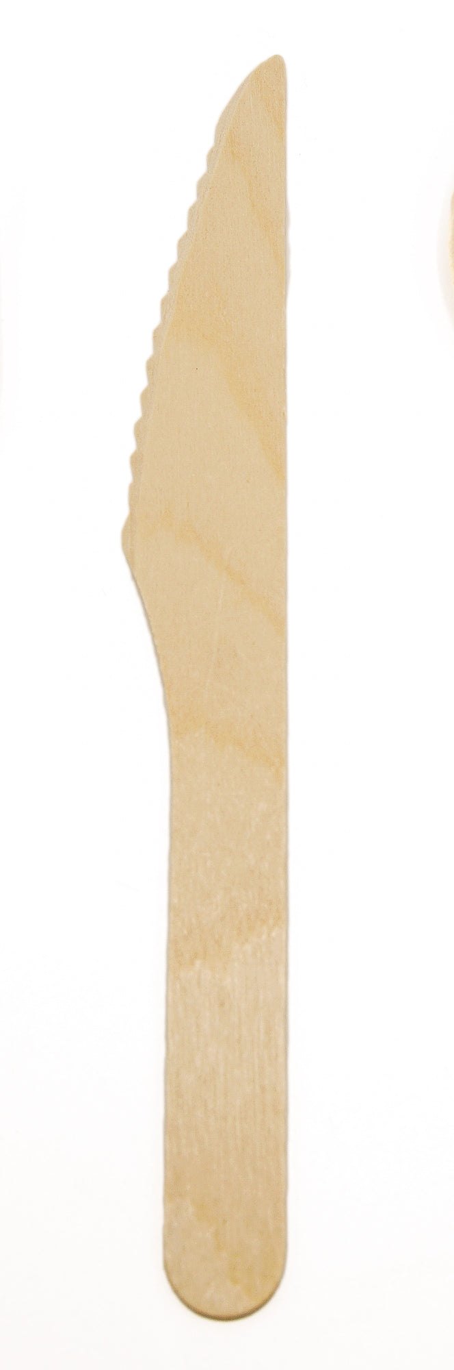 6.5" Wooden Knife - 1000 count - Disposable - Eco Friendly - Compostable - Biodegradable