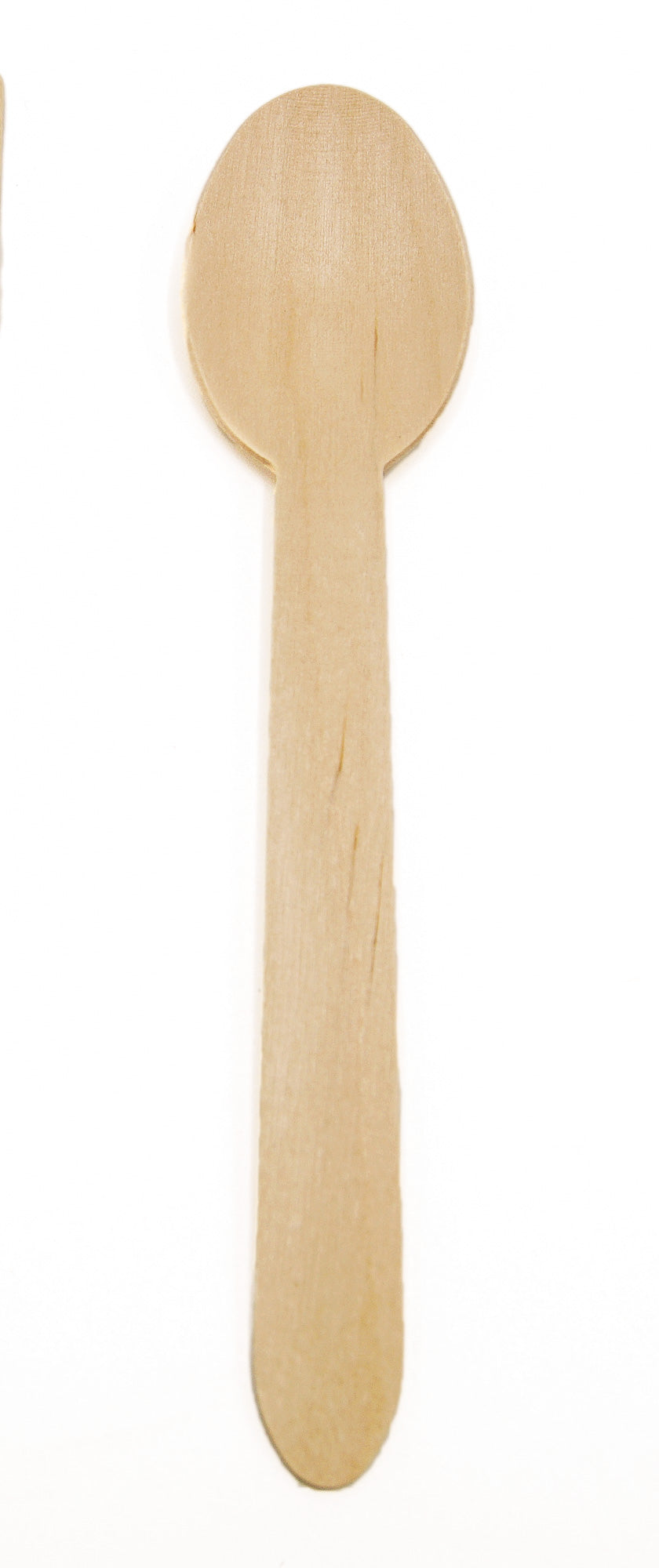 6.3” Wooden spoons - 1000 count - Disposable - Eco Friendly - Compostable - Biodegradable